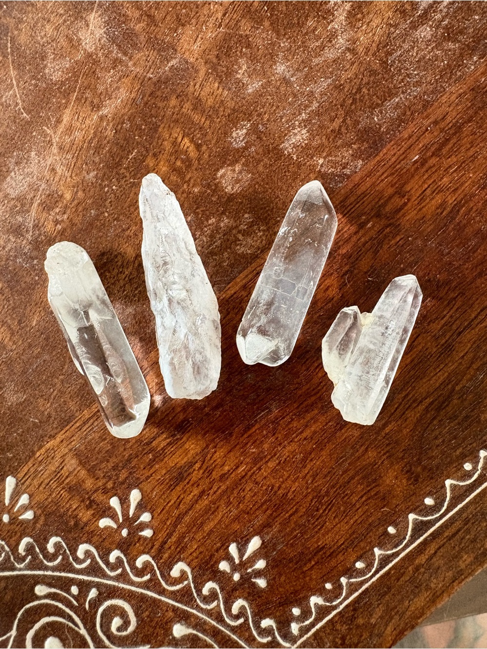 Clear Quartz Crystal Points - Natural Clear Color Home Accent